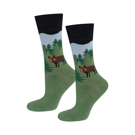 Chaussettes de chasse colorées SOXO pour hommes - 3 paires