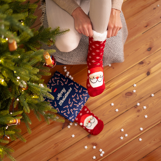 Chaussettes femmes SOXO Père Noël