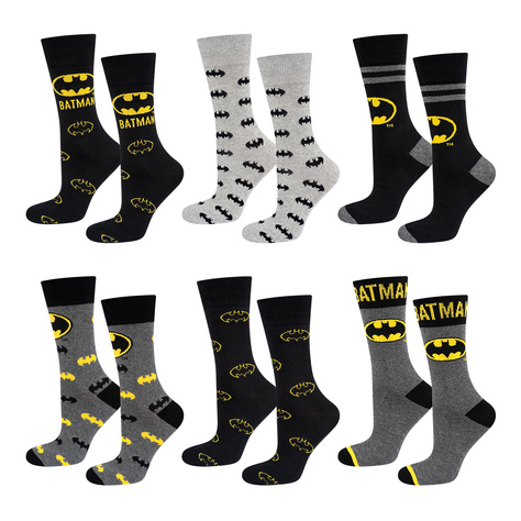 Calendrier de l'Avent Batman Lot de 12 chaussettes SOXO pour homme