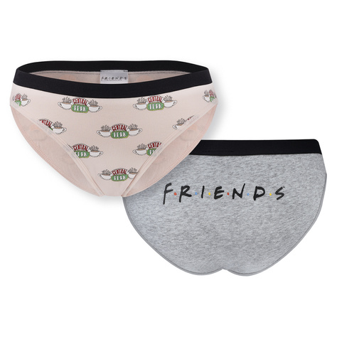 Set 2x culotte femme SOXO Friends et 3x chaussettes femme Friends | cadeau pour elle | rose