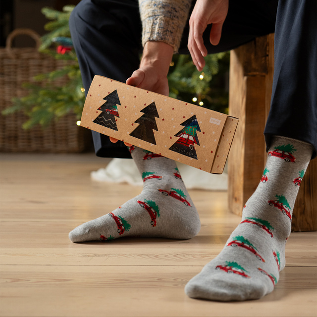 Chaussettes de Noël pour homme SOXO Petit - 3 paires