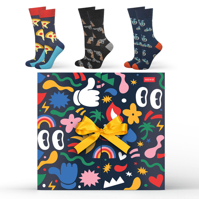 Coffret cadeau avec chaussettes Lot de 12