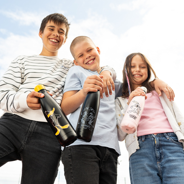 Bouteille thermique 500mL noire | durable et pratique | Harry Potter | Poudlard