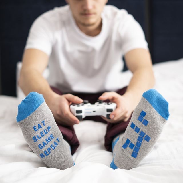 Chaussettes homme SOXO avec inscriptions