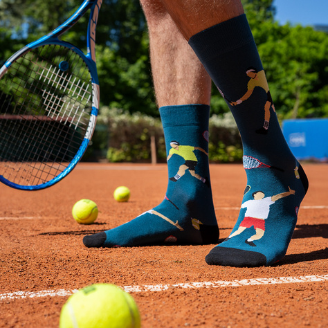 Chaussettes colorées homme SOXO Tennis - 3 paires 