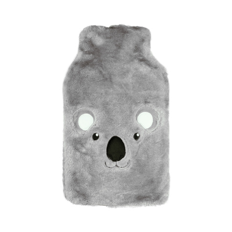 Chauffe-eau SOXO gris LARGE 1.8l dans une housse en peluche - Idée cadeau KOALA