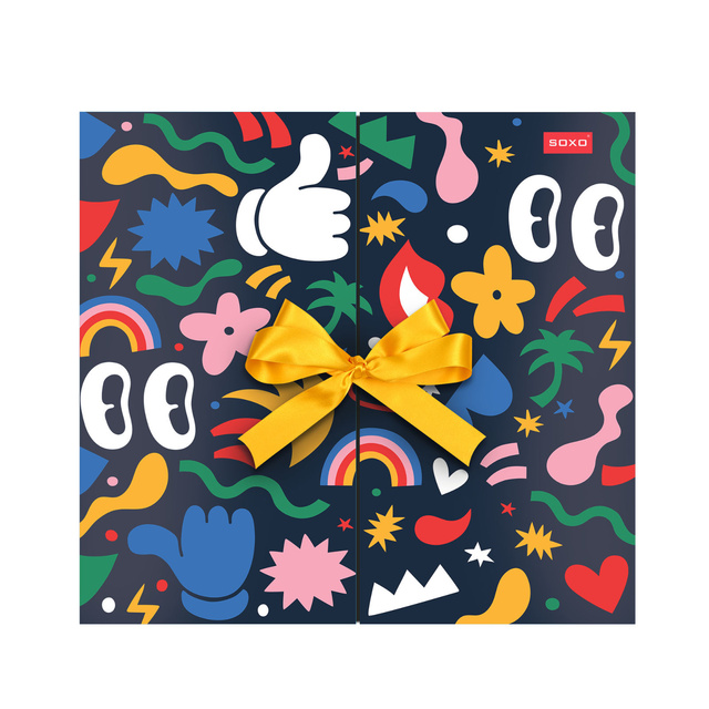Coffret cadeau avec chaussettes Lot de 12