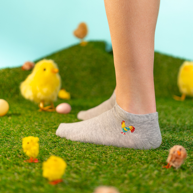 Pieds gaufrés colorés pour hommes SOXO - 5 paires