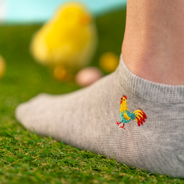 Pieds gaufrés colorés pour hommes SOXO - 5 paires