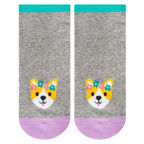 Lot de 5x chaussettes colorées pour dames SOXO chiens