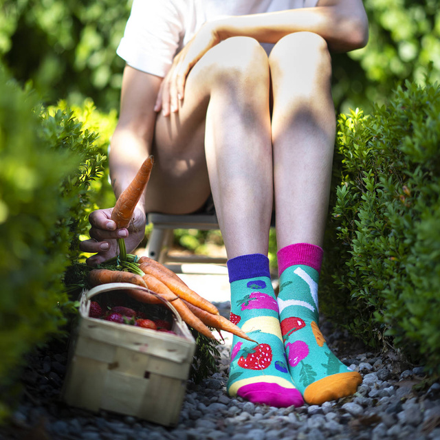 Chaussettes colorées pour femmes SOXO : un plaisir inégalé avec les légumes