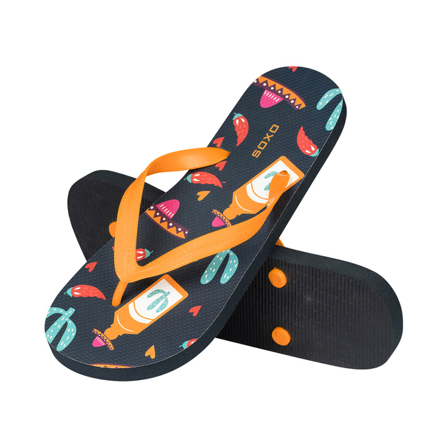 Tongs Comfort de plage pour femme pour hommes SOXO | Teqila & Mexique | Idéal pour des vacances à la plage et une piscine