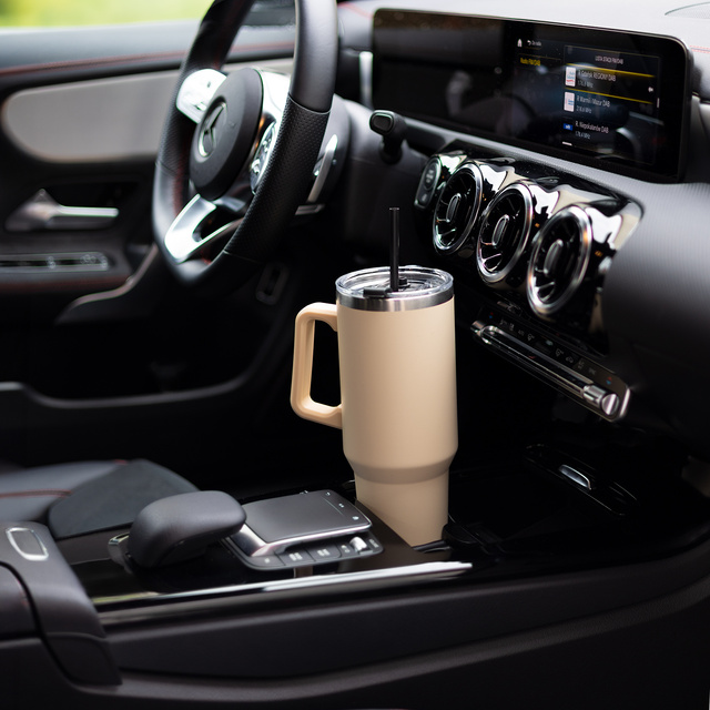 Mug thermique 1200ml Momo Way beige