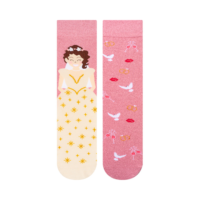 Chaussettes femme et homme SOXO mari et femme en coffret – 2 paires