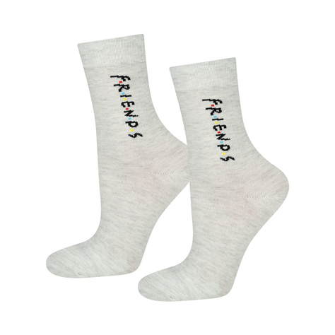 Lot de 3 chaussettes femme SOXO | chaussettes heureuses | pour un fan de la série Friends | cadeau | couleurs