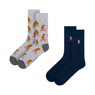 Chaussettes cyclistes capybara SOXO pour hommes - 2